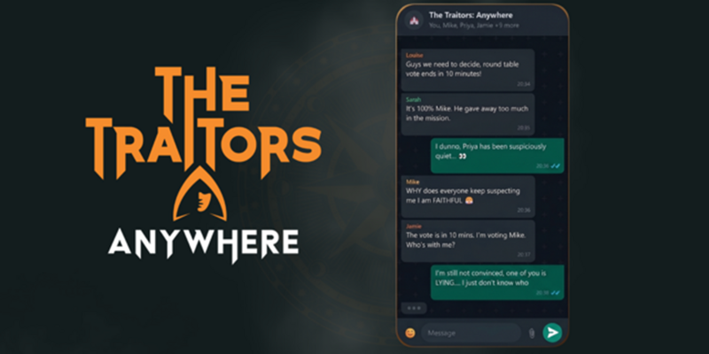 The Traitors: Anywhere — социальная дедукция теперь прямо в WhatsApp