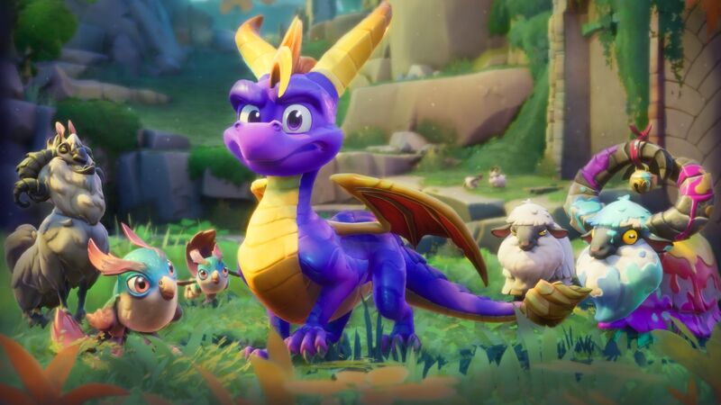 Spyro: A Realm Beyond показали новый взгляд на локацию Arcadian Vale к 28-летию серии