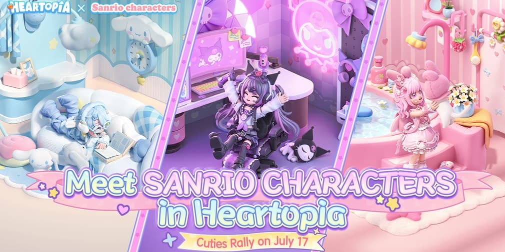 Heartopia запускает коллаборацию с Sanrio: образы My Melody, Cinnamoroll и Kuromi уже в игре