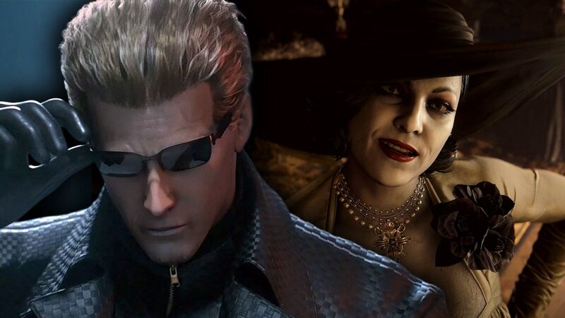 Capcom создает ростовые статуи Леди Димитреску и Альберта Вескера