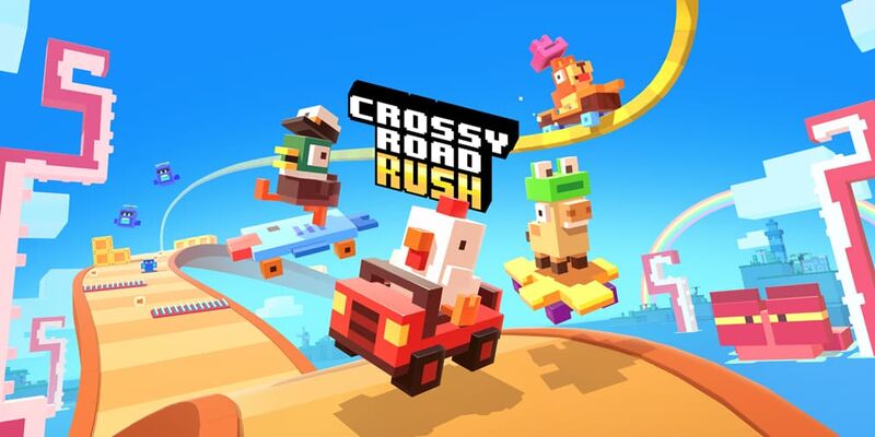 Crossy Road Rush превращает хитовый паззл-платформер в эксклюзивный раннер для Apple Arcade
